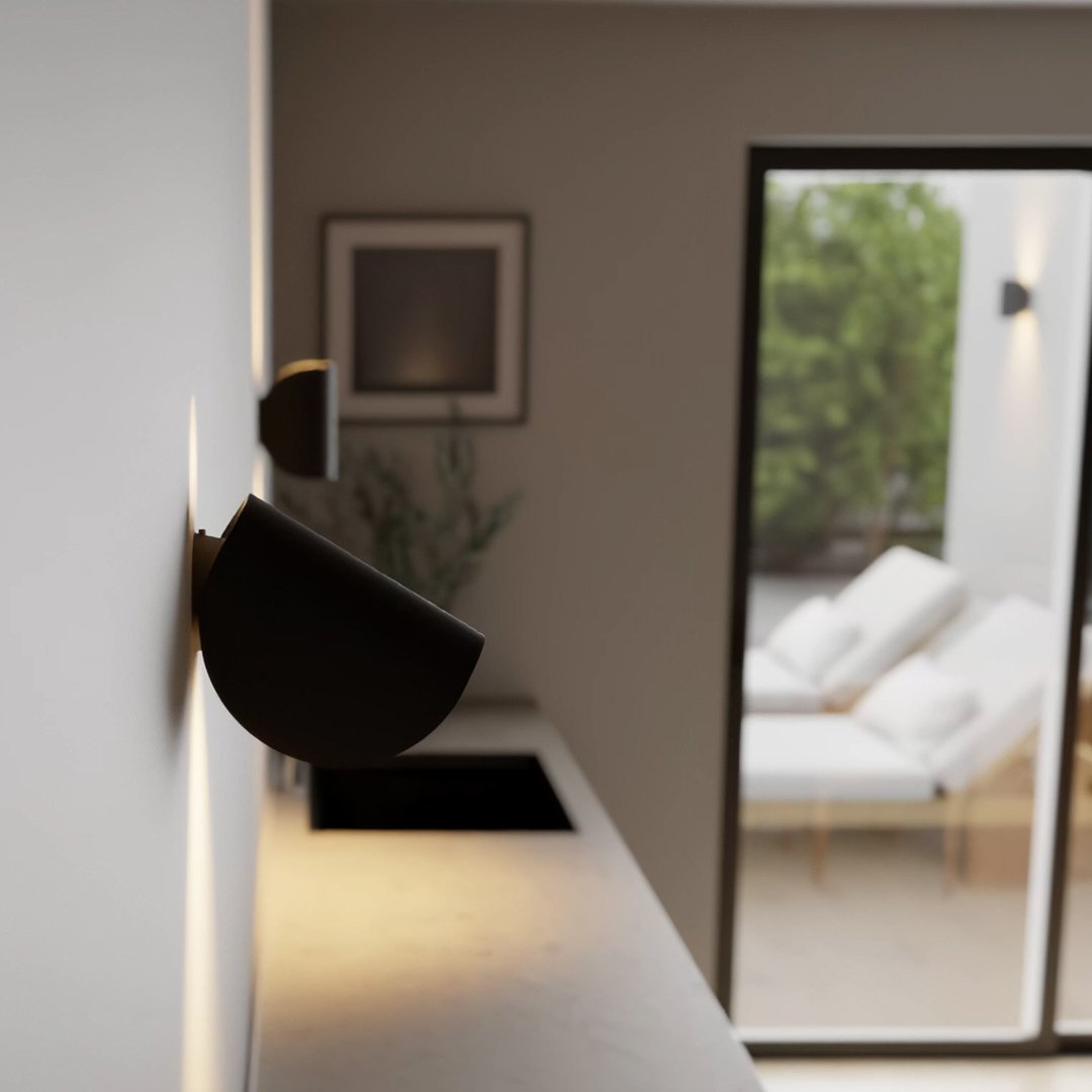 Wandlamp Minimalistisch met Draaibare Kap en Up-Down Verlichting