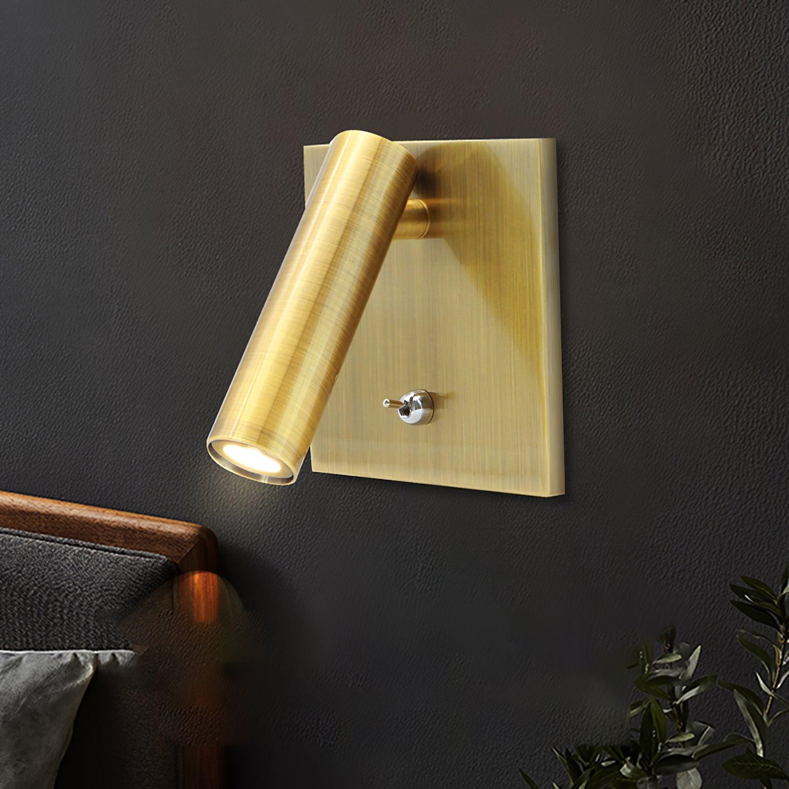 Wandlamp Minimalistisch met Draaibare Spot en Geïntegreerde Schakelaar