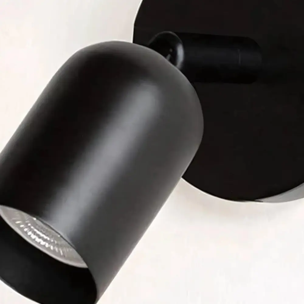 Wandlamp Minimalistisch met Draaibare Spot en Ronde Wandplaat