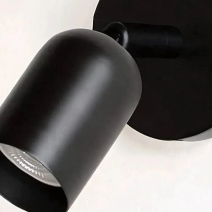 Wandlamp Minimalistisch met Draaibare Spot en Ronde Wandplaat
