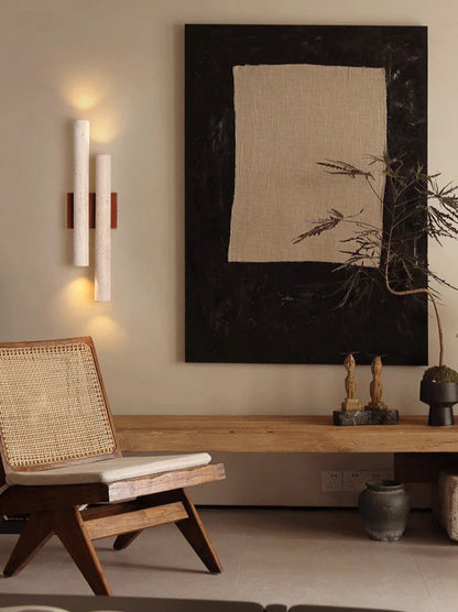Wandlamp Minimalistisch met Dubbele Cilinderbuizen en Omhoog Omlaag Lichtrichting