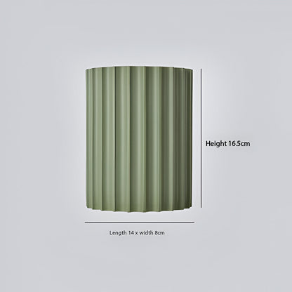 Wandlamp Minimalistisch met Geribbeld Reliëfpatroon en Omhoog-Omlaag Lichteffect