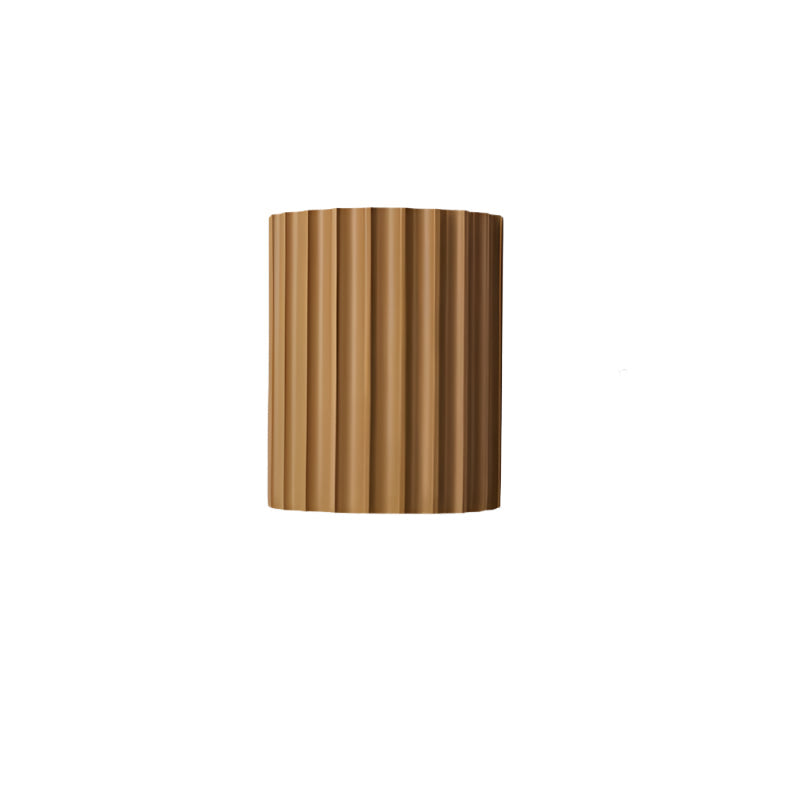 Wandlamp Minimalistisch met Geribbeld Reliëfpatroon en Omhoog-Omlaag Lichteffect