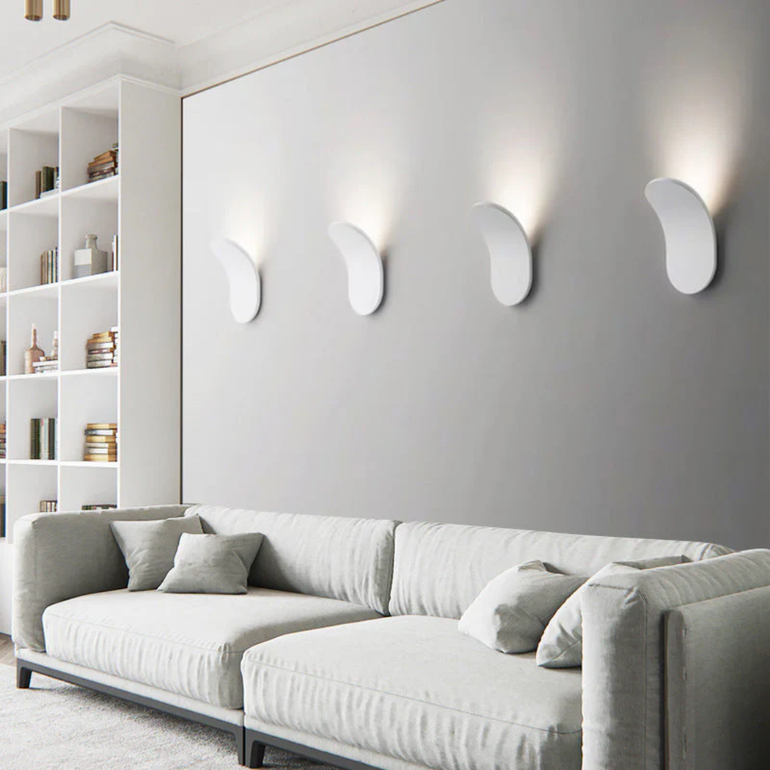 Wandlamp Minimalistisch met Organische Vorm en Geïntegreerde LED