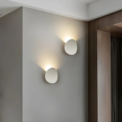 Wandlamp Minimalistisch met Ovale Schijf en Indirecte LED Verlichting