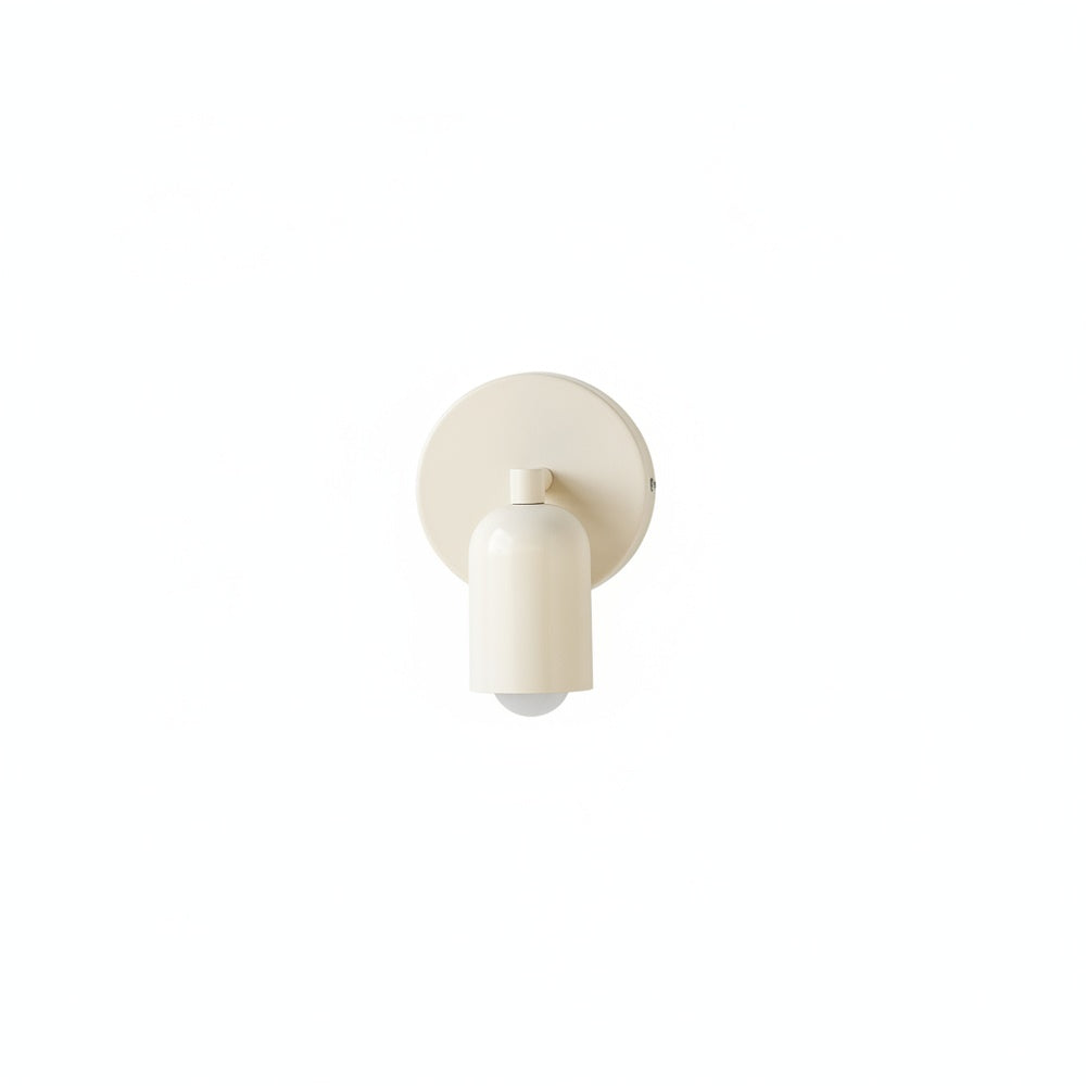 Wandlamp Minimalistisch met Ronde Wandplaat en E27 Fitting