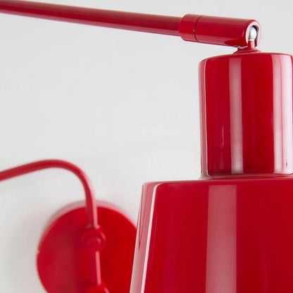 Wandlamp Minimalistisch met Verstelbare Zwenkarm en Taps Toelopende Kap