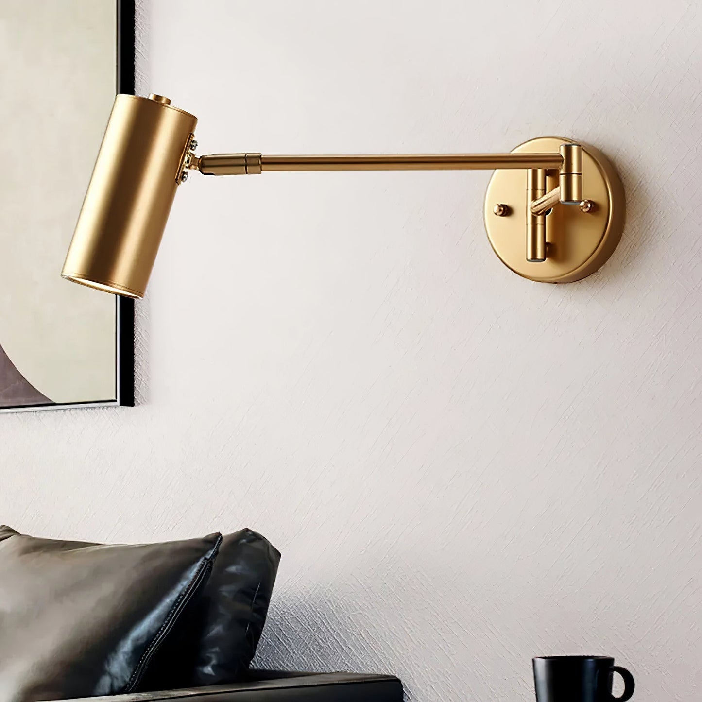 Wandlamp Minimalistisch met Zwenkarm en Geïntegreerde LED