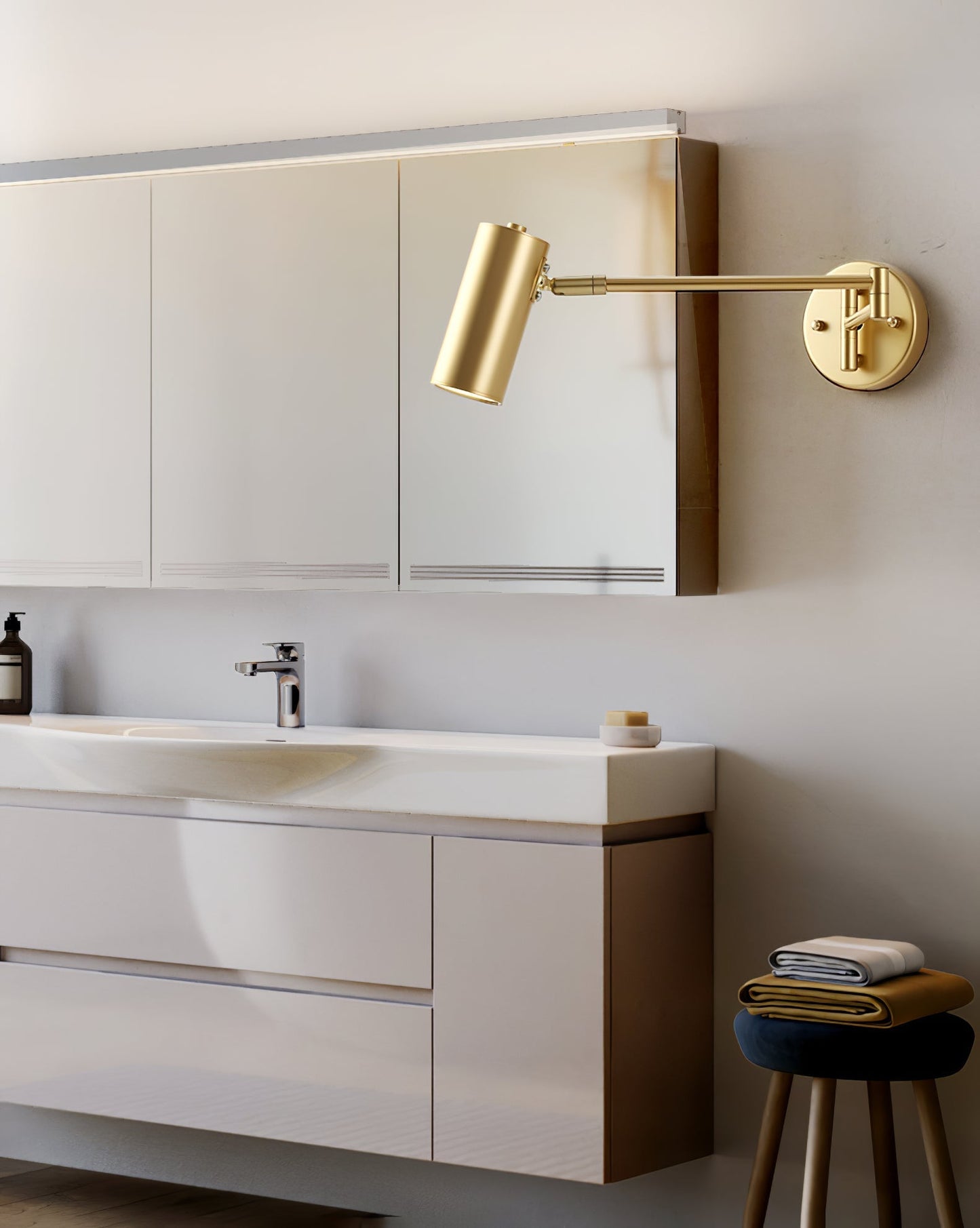 Wandlamp Minimalistisch met Zwenkarm en Geïntegreerde LED