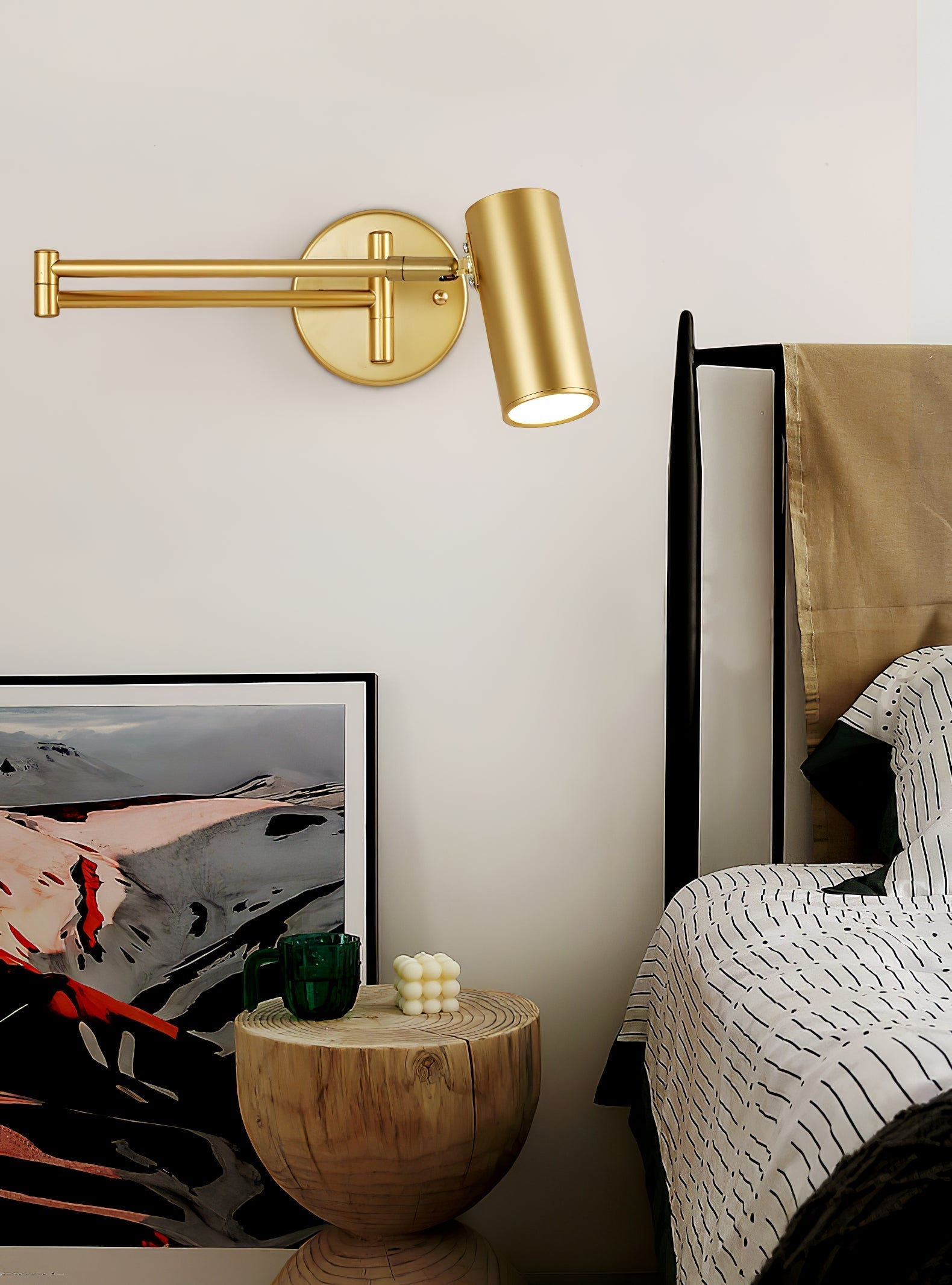 Wandlamp Minimalistisch met Zwenkarm en Geïntegreerde LED
