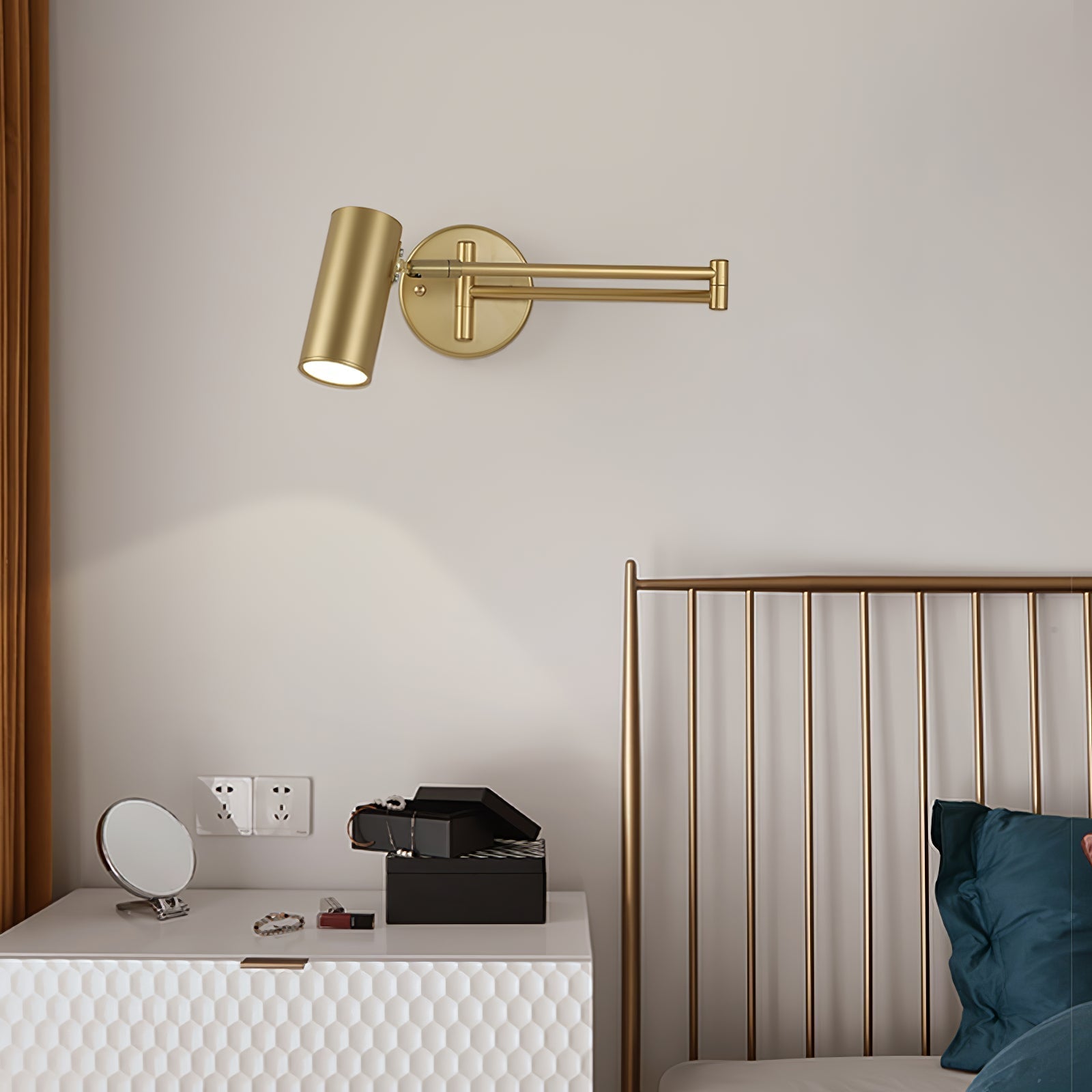 Wandlamp Minimalistisch met Zwenkarm en Geïntegreerde LED