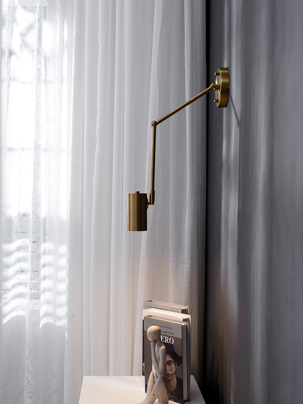 Wandlamp Minimalistisch met Zwenkarm en Geïntegreerde LED