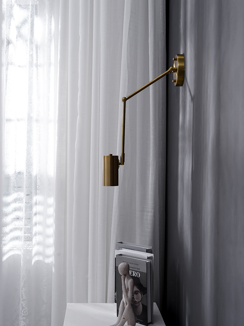 Wandlamp Minimalistisch met Zwenkarm en Geïntegreerde LED