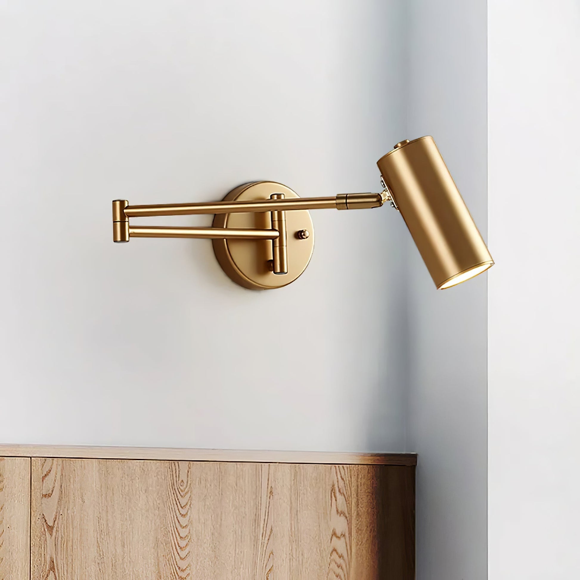 Wandlamp Minimalistisch met Zwenkarm en Geïntegreerde LED