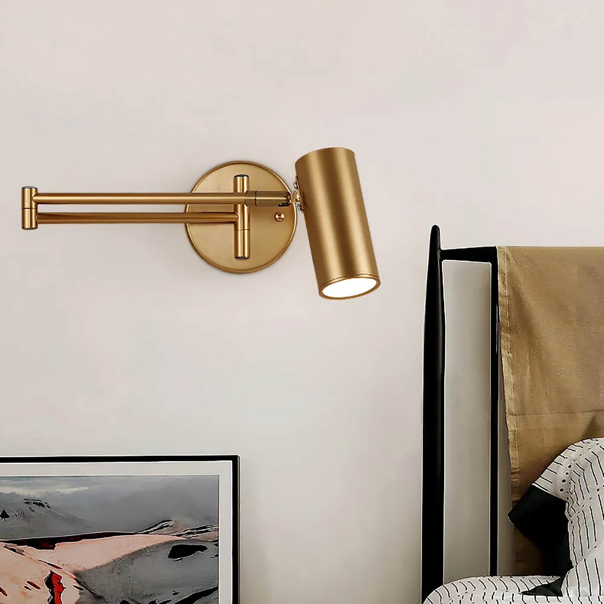 Wandlamp Minimalistisch met Zwenkarm en Geïntegreerde LED