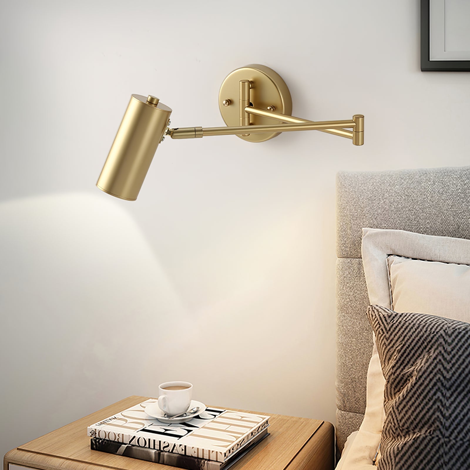 Wandlamp Minimalistisch met Zwenkarm en Geïntegreerde LED