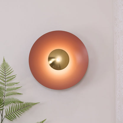 Wandlamp Minimalistisch Rond met Geïntegreerde LED en Spiegelbol ##POS:19##