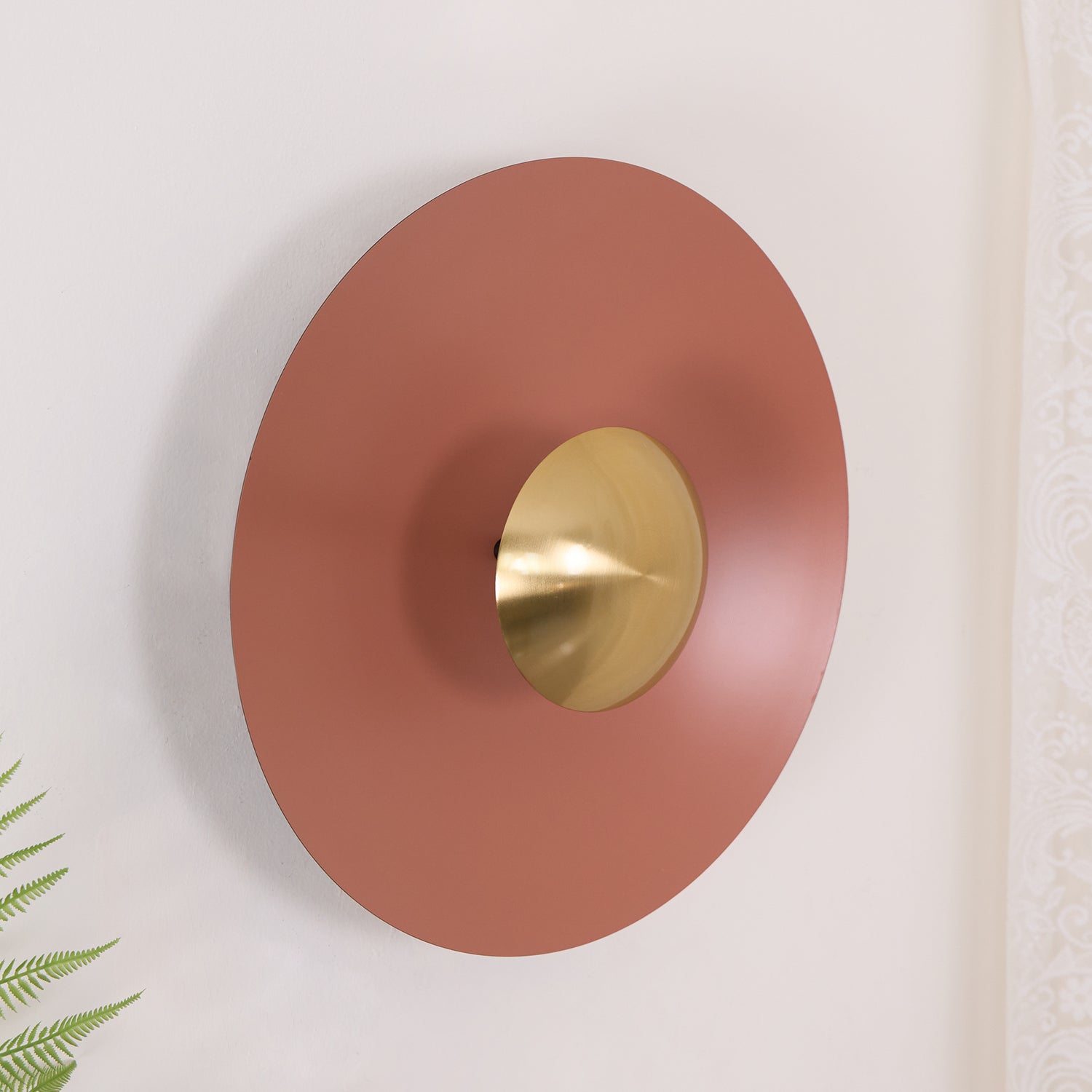 Wandlamp Minimalistisch Rond met Geïntegreerde LED en Spiegelbol ##POS:22##