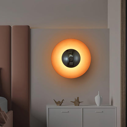 Wandlamp Minimalistisch Rond met Geïntegreerde LED en Spiegelbol ##POS:24##