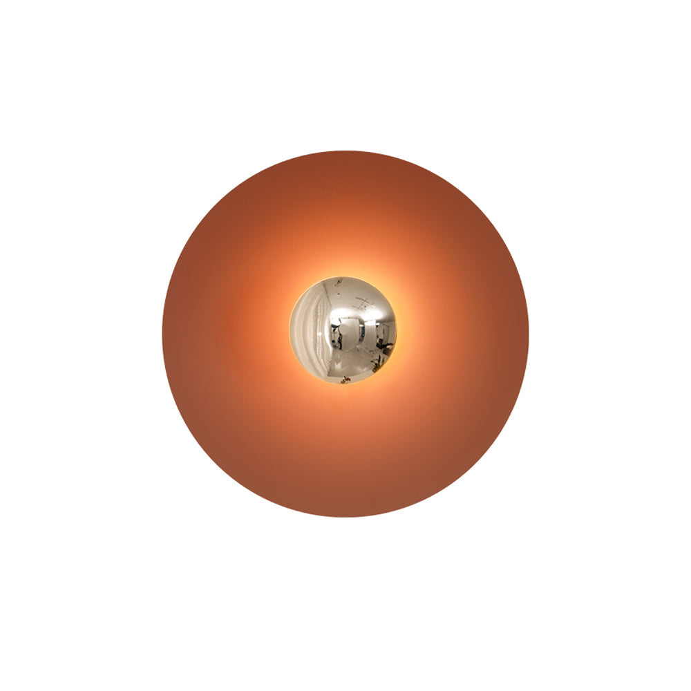 Wandlamp Minimalistisch Rond met Geïntegreerde LED en Spiegelbol ##POS:28##