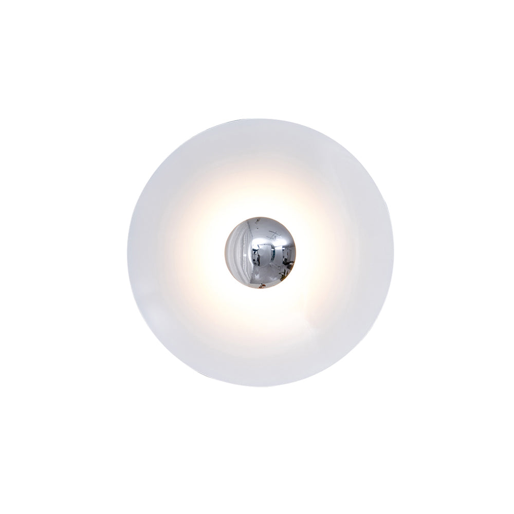 Wandlamp Minimalistisch Rond met Geïntegreerde LED en Spiegelbol ##POS:29##