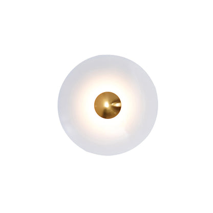 Wandlamp Minimalistisch Rond met Geïntegreerde LED en Spiegelbol ##POS:30##