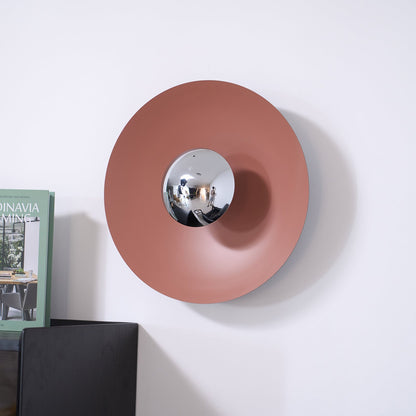 Wandlamp Minimalistisch Rond met Geïntegreerde LED en Spiegelbol ##POS:32##