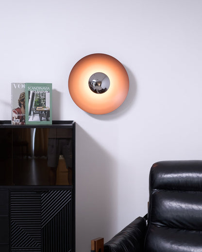 Wandlamp Minimalistisch Rond met Geïntegreerde LED en Spiegelbol ##POS:36##