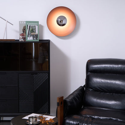 Wandlamp Minimalistisch Rond met Geïntegreerde LED en Spiegelbol ##POS:37##