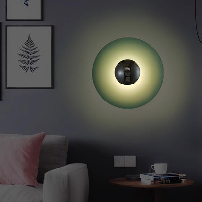 Wandlamp Minimalistisch Rond met Geïntegreerde LED en Spiegelbol ##POS:8##