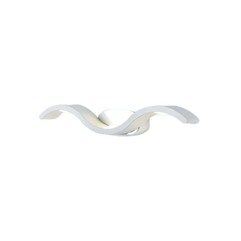 Wandlamp Modern LED met Golvend Design en Sfeervolle Lichtprojectie