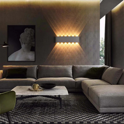 Wandlamp Modern LED met Up en Down Verlichting voor Binnen en Buiten