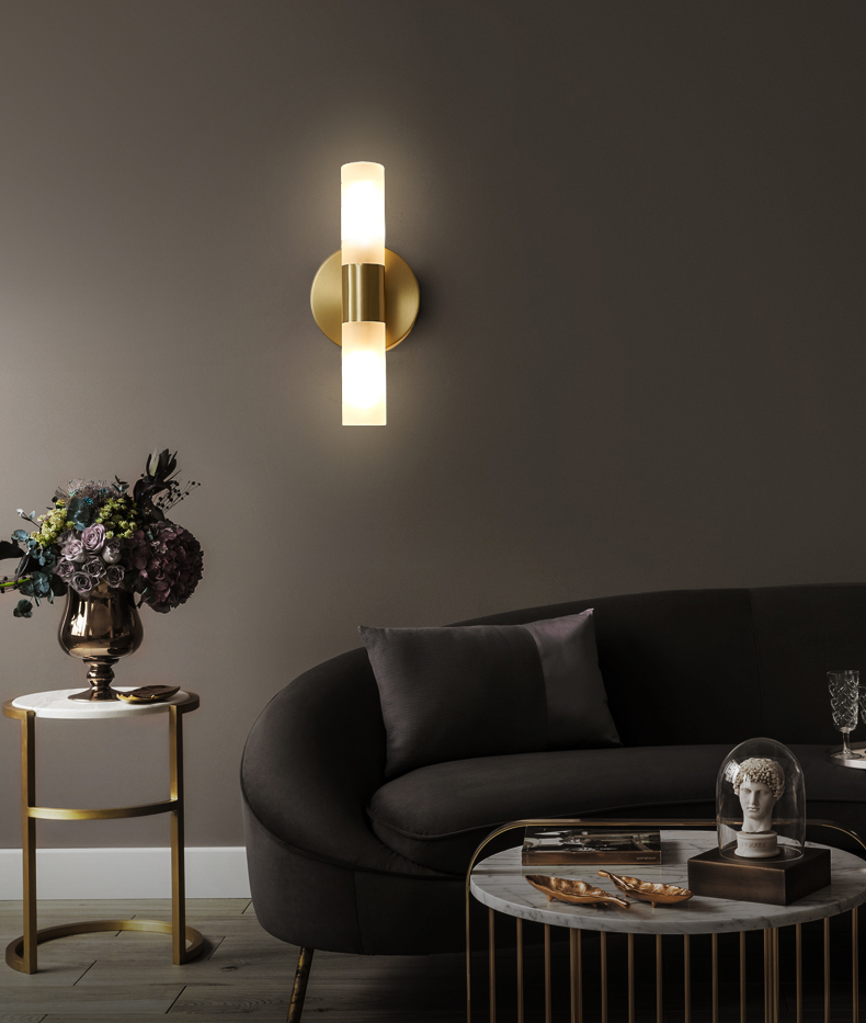 Wandlamp Modern met Cilindervormige Kap en Instelbare Lichtkleur