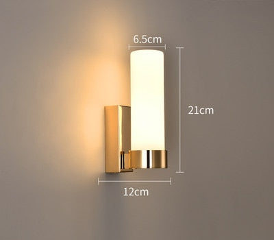 Wandlamp Modern met Cilindervormige Kap en Instelbare Lichtkleur