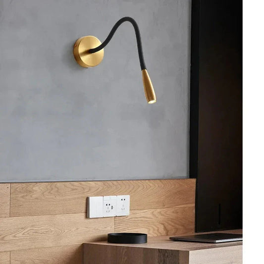 Wandlamp Modern met Flexibele Arm en Dimmer voor Lezen