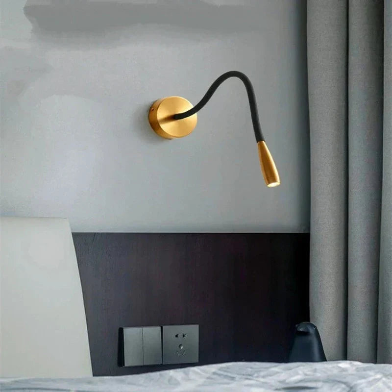 Wandlamp Modern met Flexibele Arm en Dimmer voor Lezen