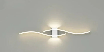 Wandlamp Modern met Golvend LED Design en Warm Licht