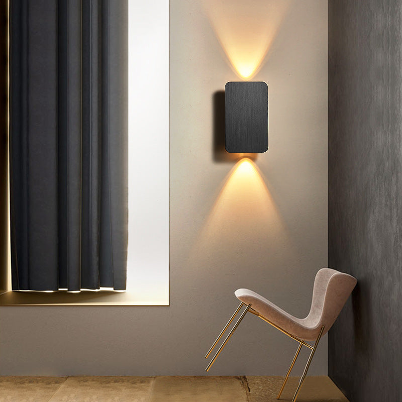 Wandlamp Modern met LED en Dubbele Lichtbundel Boven en Onder