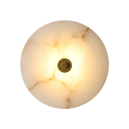 Wandlamp Modern met Ronde Marmeren Kap en Geïntegreerde LED ##POS:17##