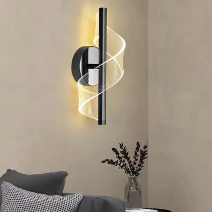 Wandlamp Modern met Spiraalkap en Geïntegreerde LED Dimbaar