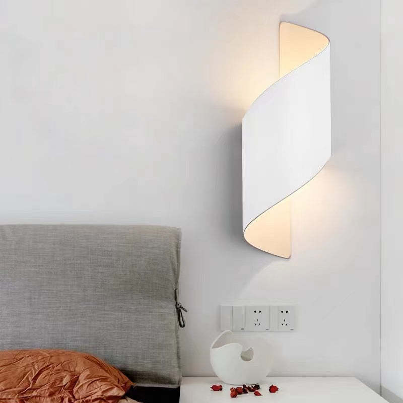 Wandlamp Modern met Spiraalvorm voor Binnen en Buiten