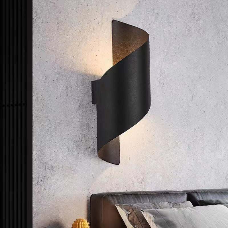 Wandlamp Modern met Spiraalvorm voor Binnen en Buiten