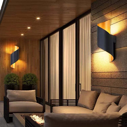 Wandlamp Modern met Spiraalvorm voor Binnen en Buiten