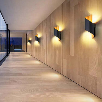 Wandlamp Modern met Spiraalvorm voor Binnen en Buiten