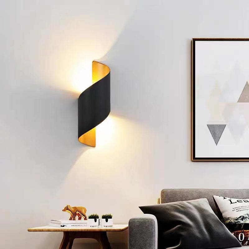 Wandlamp Modern met Spiraalvorm voor Binnen en Buiten ##POS:9##