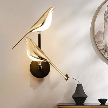 Wandlamp Modern met Vogel Design en Geïntegreerde LED