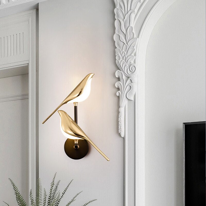 Wandlamp Modern met Vogel Design en Geïntegreerde LED