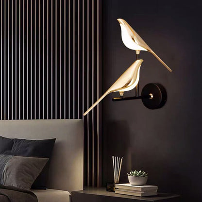 Wandlamp Modern met Vogel Design en Geïntegreerde LED
