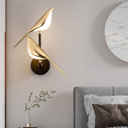 Wandlamp Modern met Vogel Design en Geïntegreerde LED