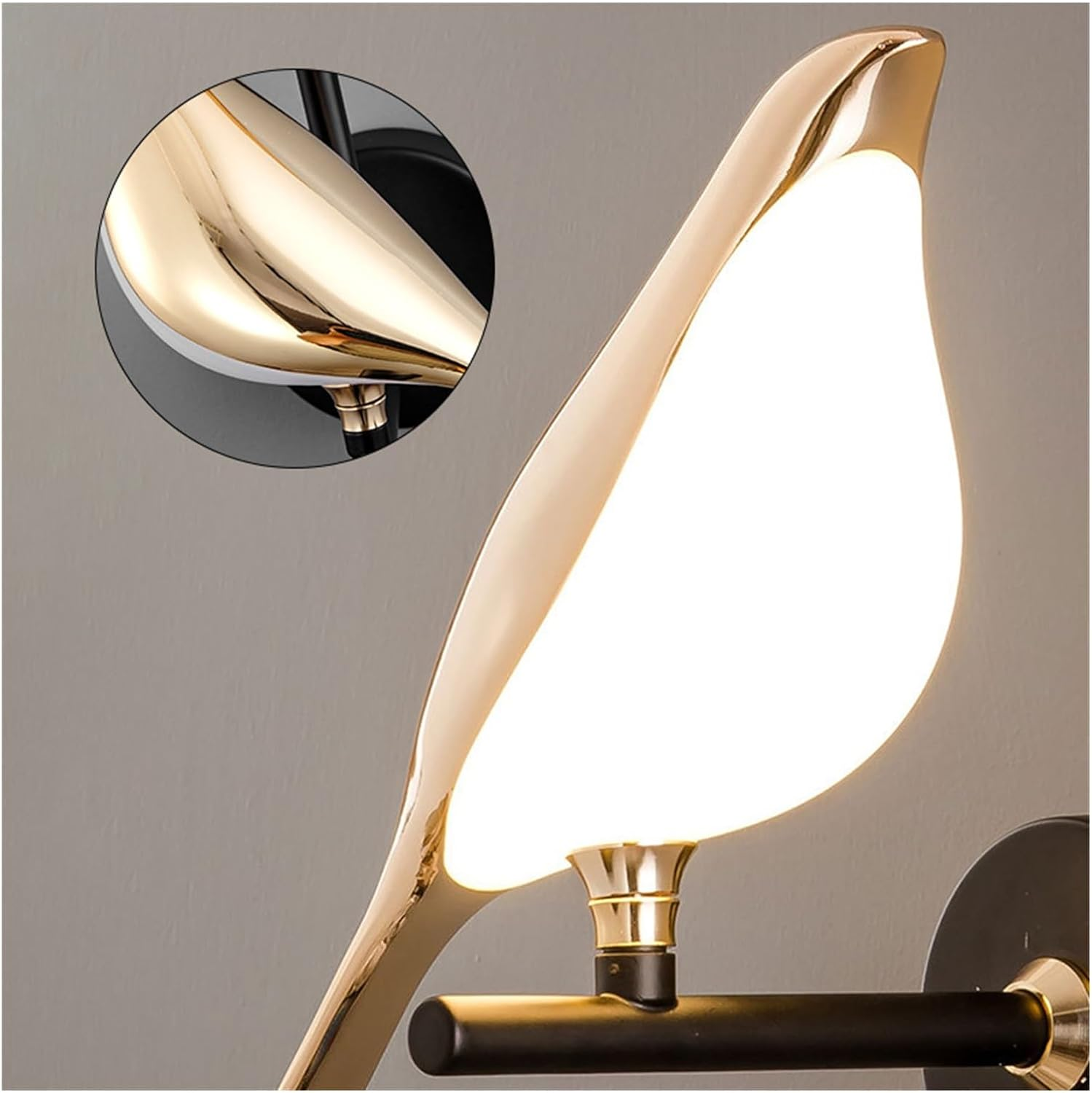 Wandlamp Modern met Vogelvorm en Geïntegreerd LED